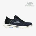 *SKECHERS|W Slip-Ins Go Golf Walk 5/ スケッチャーズ/スリップインズ ゴー ゴルフ/ブラックxラベンダー #