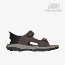 ・SKECHERS|Slip-Ins Tresmen Reece Relaxed Fit/ スケッチャーズ/スリップインズ トレスメン リース リラックス フィット/チョコレート #