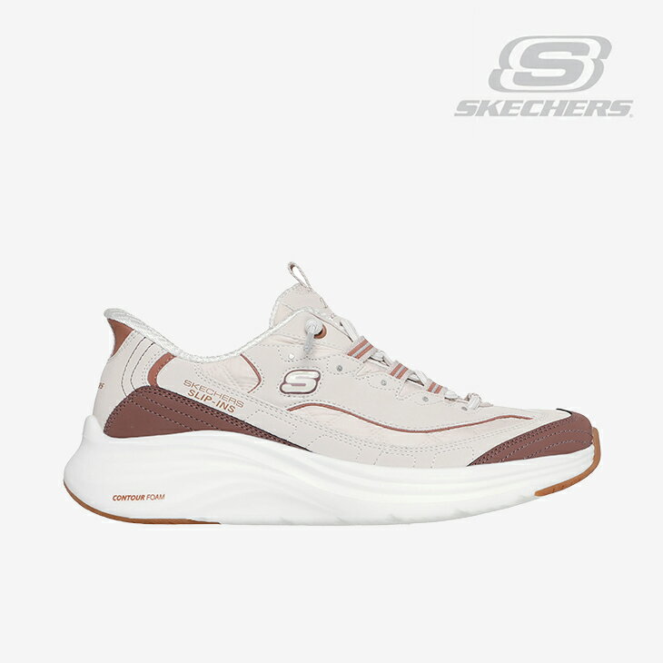Rakuten - ・SKECHERS｜W Slip-Ins Contour Foam Cozy Fit Sweet Nostalgia/ スケッチャーズ/スリップインズ コンツアーフォーム コージー フィット スイート ノスタルジア/ナチュラルxブラウン #