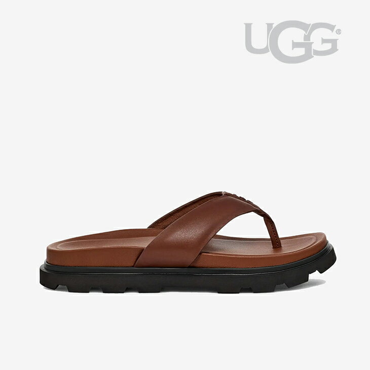 ・UGG｜Capitola Flip Leather/ アグ/キャピトラ フリップ レザー/コニャック #