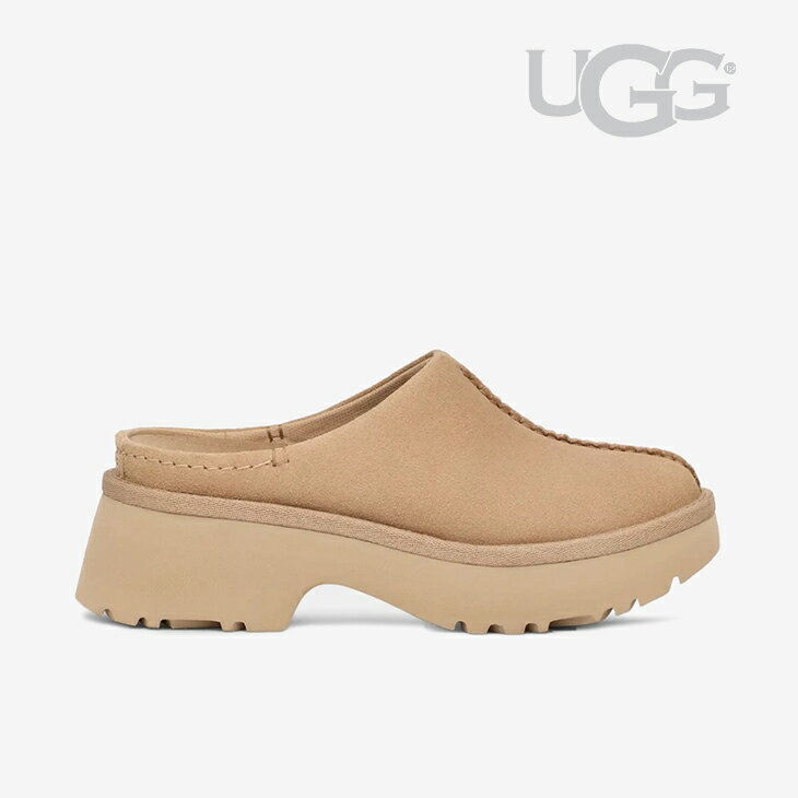 ・UGG｜W New Heights Clog Suede/ アグ/ニュー ハイツ クロッグ スウェード プラットフォーム/サンド #