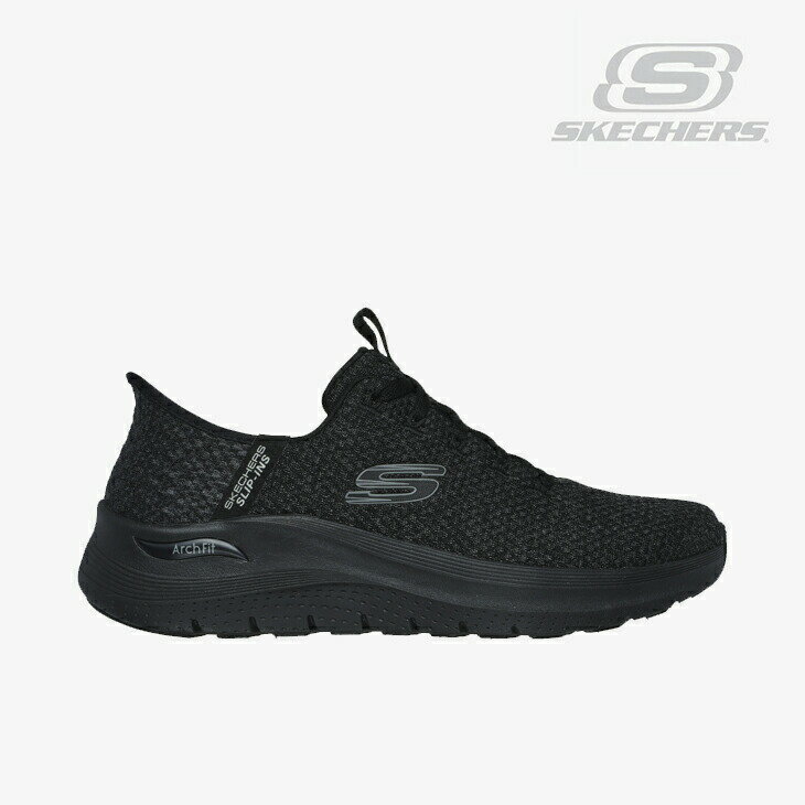 ：SKECHERS｜Slip-Ins Arch Fit 2.0 Look Ahead/ スケッチャーズ/スリップインズ アーチ フィット ルック アヘッド/ブラックxブラック #