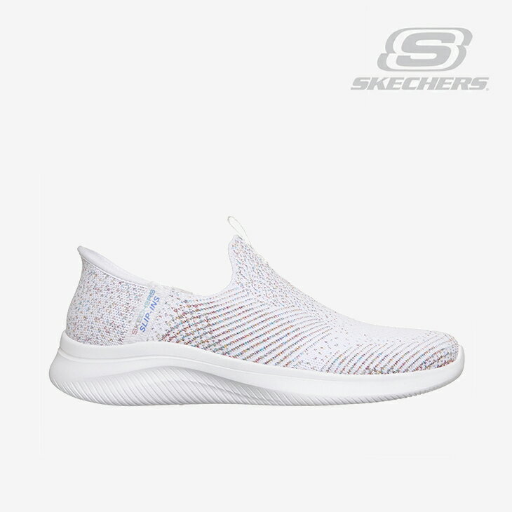 Rakuten - ・SKECHERS｜W Slip-Ins Ultra Flex 4.0 Midnight Sparkle/ スケッチャーズ/スリップインズ ウルトラ フレックス 4.0 ミッドナイト スパークル/ホワイトxマルチ #