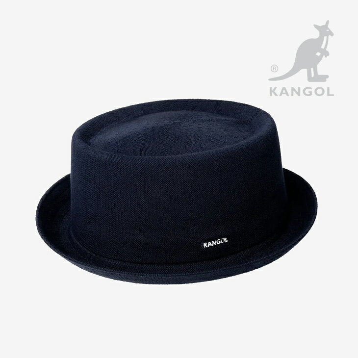 樂天商城 - ・KANGOL｜Bamboo Mowbray Porkpie Hat/ カンゴール/バンブー モウブレイ ポークパイ ハット/ダークブルー #