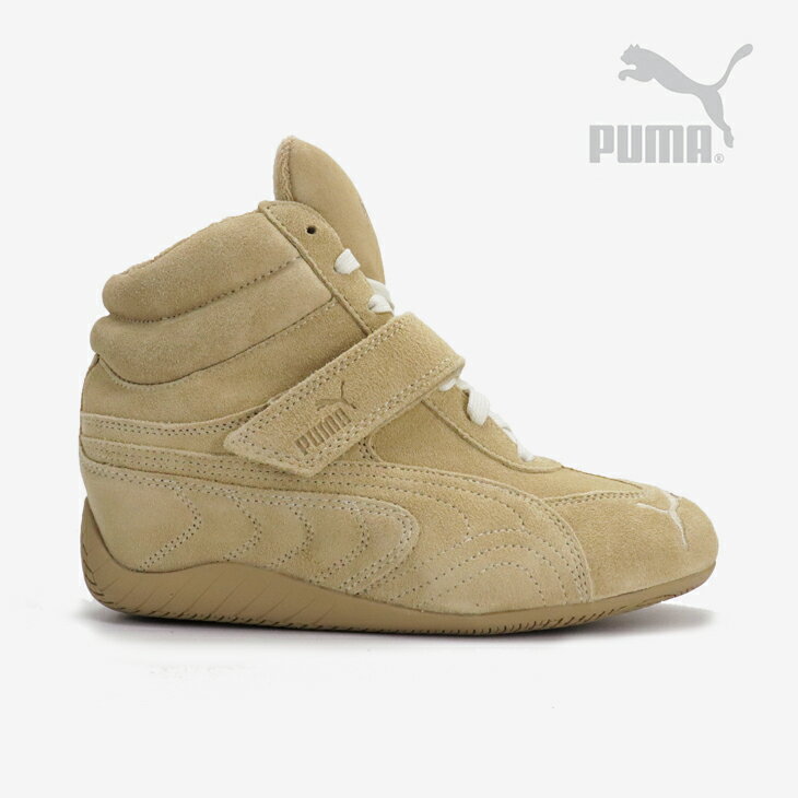 ・PUMA｜W Speedcat Wedge Faded Suede/ プーマ/スピードキャット ウェッジ フェイデッド スエード インヒール/サンドデューンxアルパインスノー #