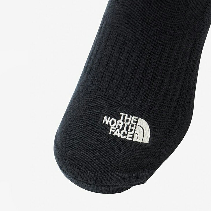・THE NORTH FACE｜TNF Logo 2P Short/ ノース フェイス/ロゴ ショート ソックス 2パック/ブラックxホワイト #