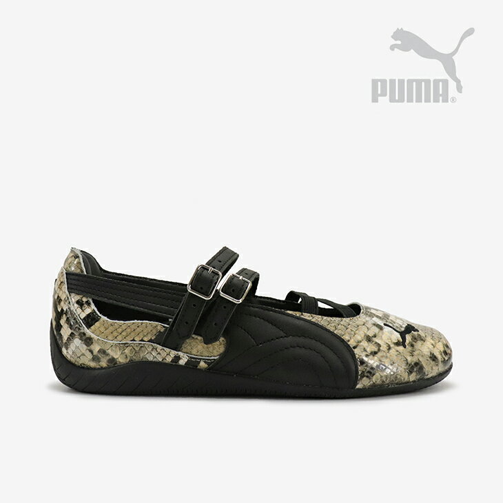 樂天商城 - ・PUMA｜W Speedcat Ballet Snake Leather/ プーマ/スピードキャット バレエ スネーク レザー/プーマブラックxベイパーグレー #