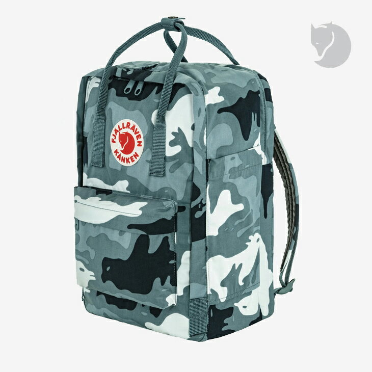 ・FJALLRAVEN｜Kanken Graphics Laptop 15 Daypack/ フェールラーベン/カンケン グラフィックス ラップトップ 15 デイパック リュック/ニンバスブルーxヒドゥンアニマルズ #