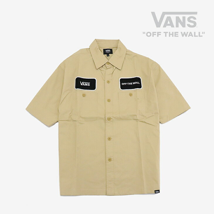 ＊VANS｜Logo Patch Work Shirt/ ヴァンズ/ワーク シャツ ロゴ パッチ シ