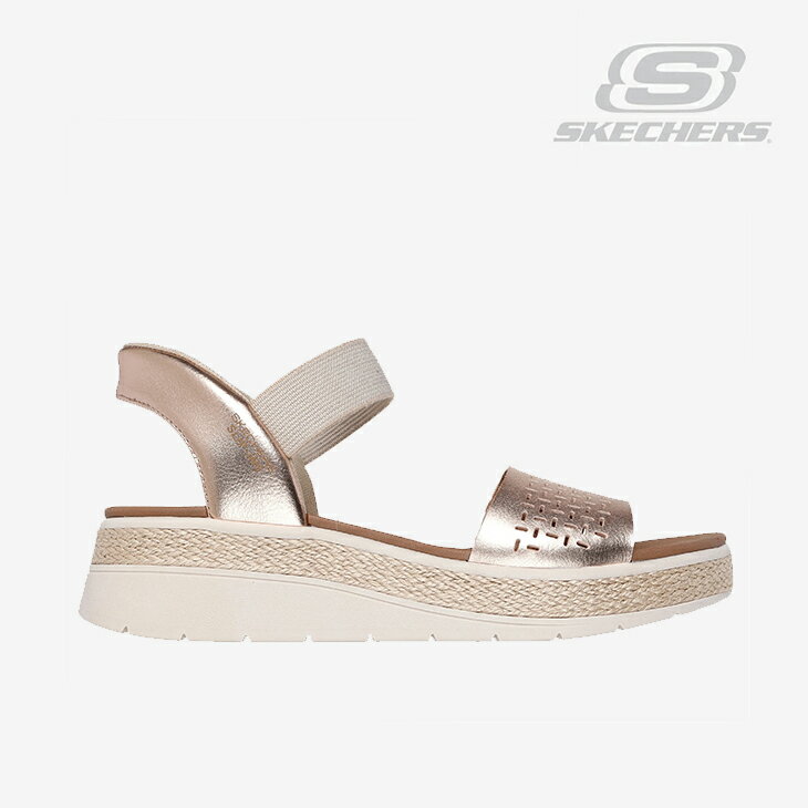 Rakuten - ・SKECHERS｜W Slip-Ins Bobs Sun Ray Step Aside/ スケッチャーズ/スリップインズ ボブス レイ ステップ アサイド/ローズゴールド #