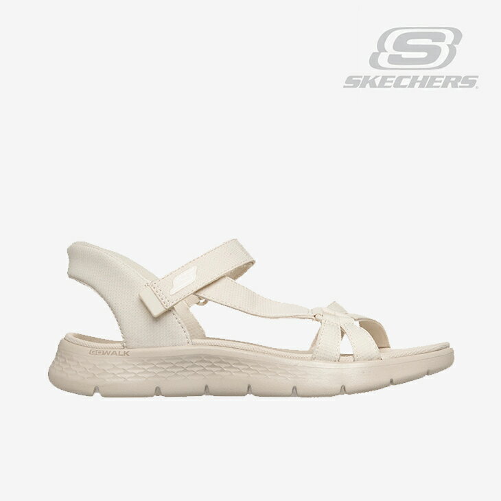 Rakuten - ・SKECHERS｜W Slip-Ins Go Walk Flex Sandal Illumin/ スケッチャーズ/スリップインズ ゴーウォーク フレックス サンダル イルミネイト/ナチュラル #