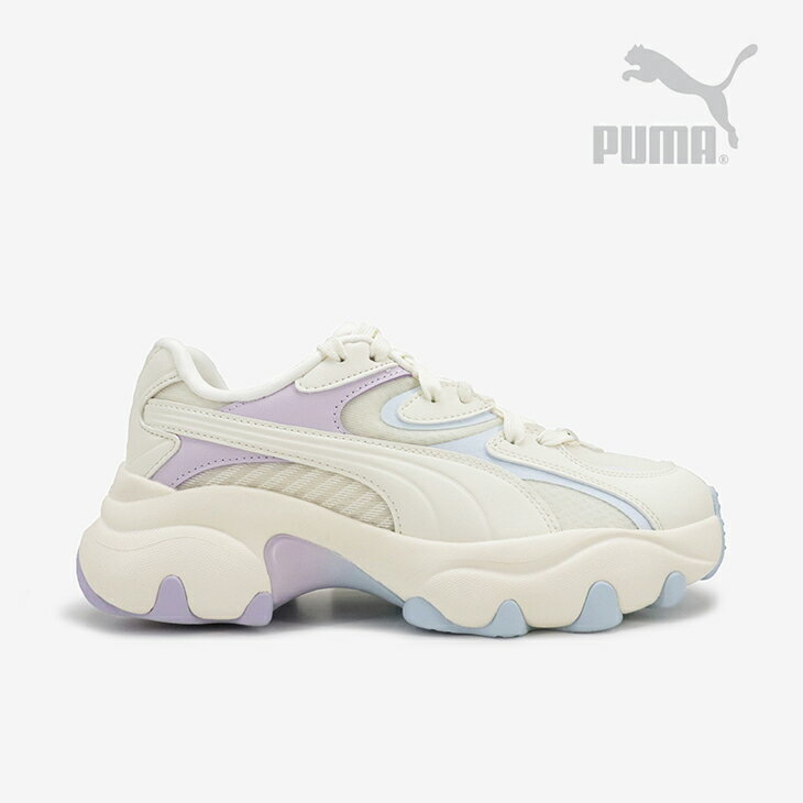 ・PUMA｜W Pulsar Lite Summer Wedge/ プーマ/パルサー ライト サマー ウェッジ/ホワイトxライラックフ..