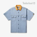 ・TIMBERLAND|Tokyo Design Collective SS Dungaree Shirts/ ティンバーランド/トーキョー デザイン コレクティブ ショートスリーブ ダンガリー シャツ/アシュリーブルー #