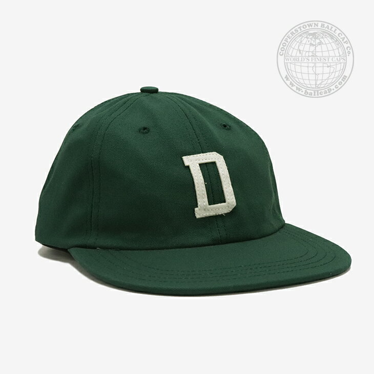 ・COOPERSTOWN BALL CAP｜USA Made Washed Chino Twill Cap Felt D Dartmouth/ クーパーズタウン/アメリカ メイド ウォッシュド チノ ツイル キャップ フェルト ダートマス/ダークグリーン #