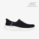 ・SKECHERS|W Slip-Ins Sport-Classic Ease Relaxed Fit/ スケッチャーズ/スリップインズ スポーツクラシック イージー リラックス フィット/ブラック #