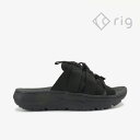 ・RIG|Wadu Slide Recovery Sandal/ リグ/ワドゥ スライド リカバリー サンダル/ブラック #