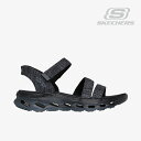 ・SKECHERS|W Slip-Ins Go Walk Glide-Step 2.0 Sandal Giselle/ スケッチャーズ/スリップインズ ゴーウォーク グライドステップ サンダル ジゼル/ブラックxグレー #
