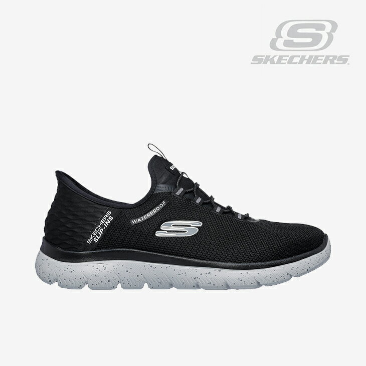 SKECHERS - ・SKECHERS｜Slip-Ins Summits Corbos Wide Fit/ スケッチャーズ/スリップインズ ウォータープルーフ サミッツ コルボス/ブラックxグレー #