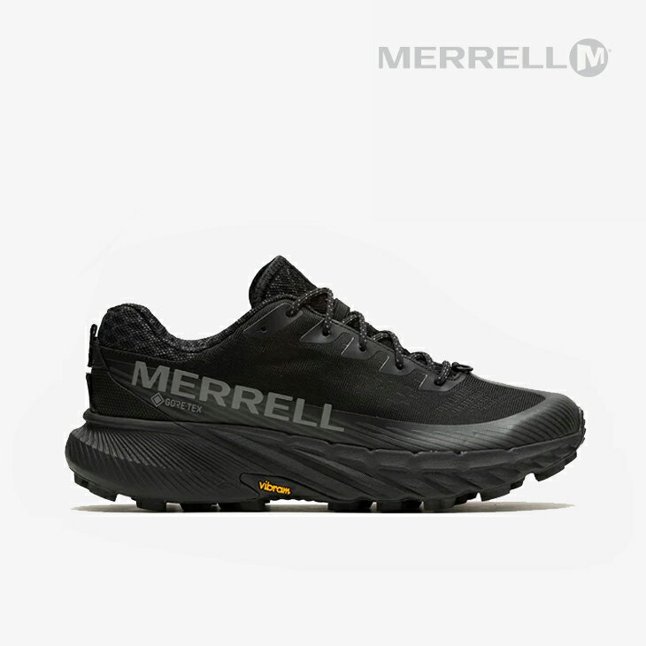 ・MERRELL｜Agility Peak 5 Gore-Tex Vibram/ メレル/アジリティー ピーク 5 ゴアテックス ビブラム/ブラックxブラック #