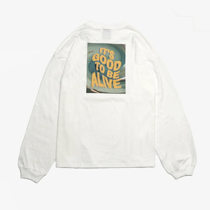 Rakuten - ・PARROTT CANVAS｜W LS T-Shirt Alive/ パロット キャンバス/ロングスリーブ Tシャツ アライブ/オフホワイト #