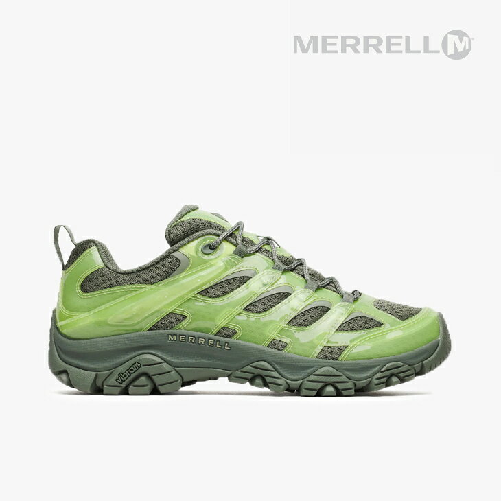 樂天商城 - ・MERRELL｜Moab 3 Jelly Translucent Vibram/ メレル/モアブ 3 ジェリー トランスルーセント ビブラム/ネオングリーン #
