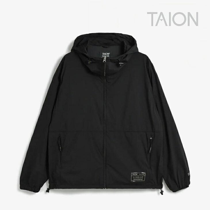 樂天商城 - ・TAION｜Basic Sports W-Zip Light Stretch Nylon Parka Running/ タイオン/ベーシック スポーツ ダブルジップ ライト ストレッチ ナイロン パーカー ランニング/ブラック #