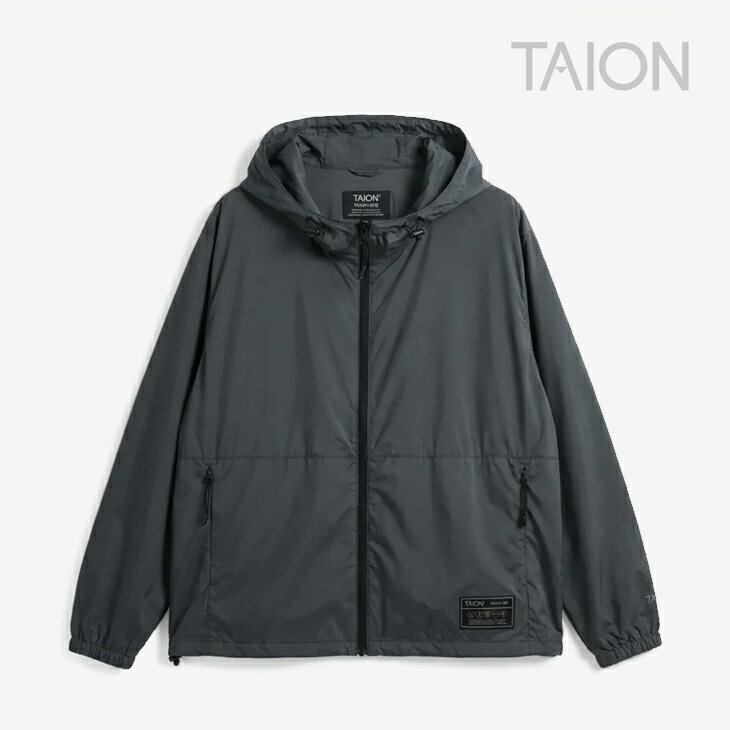 樂天商城 - ・TAION｜Basic Sports W-Zip Light Stretch Nylon Parka Running/ タイオン/ベーシック スポーツ ダブルジップ ライト ストレッチ ナイロン パーカー ランニング/ダークチャコール #