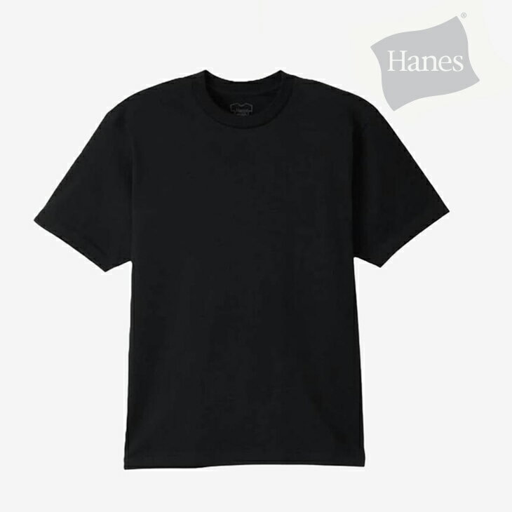 Rakuten - ・HANES｜Kuro Crew Neck SS T-Shirt 1P 7oz The Best Of Black/ ヘインズ/クロ クルー ネック ショートスリーブ Tシャツ 7オンス ベスト オブ ブラック/ブラック #