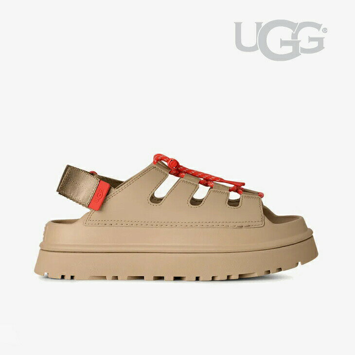 Rakuten - ・UGG｜W Goldenglow Toggle Lace-Up Platform Sandal/ アグ/ゴールデングロウ トグル レースアップ プラットフォーム サンダル/マスタードシード #