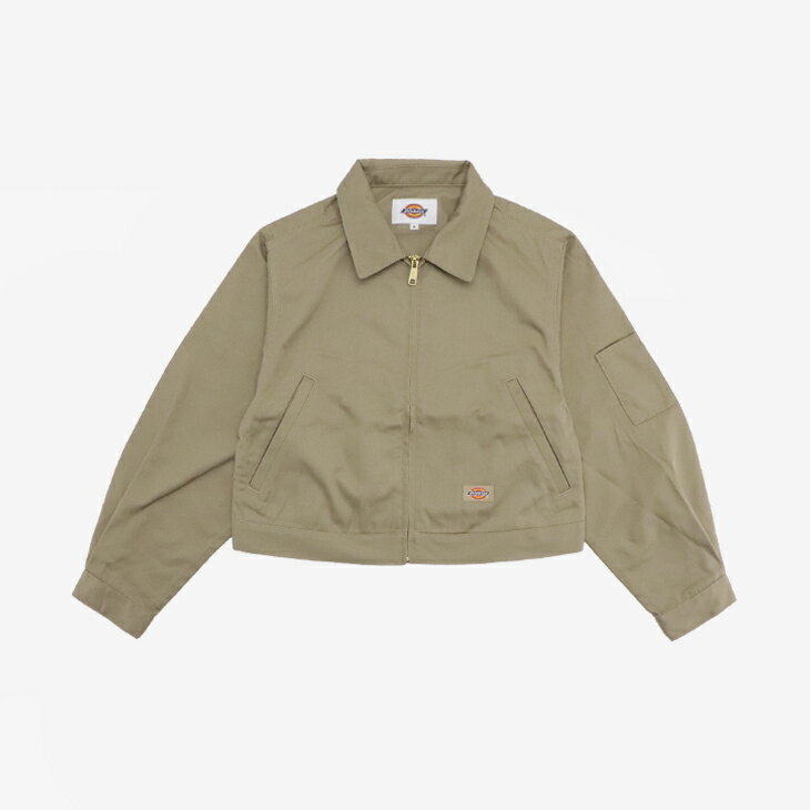 ディッキーズ製ナイロンハーフコートです Dickies/ディッキーズ コットンツイル ワークラグランハーフノーカラー