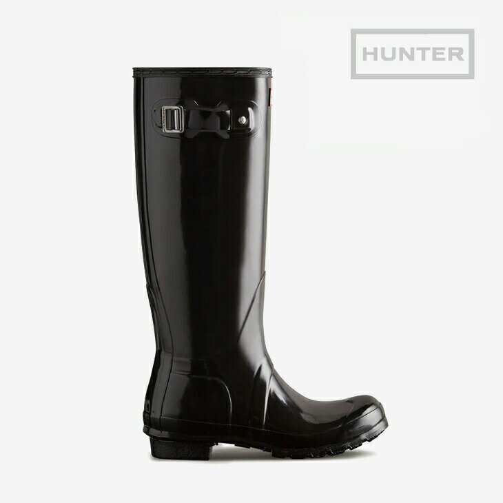 Rakuten - ・HUNTER｜W Original Tall Gloss Boot/ ハンター/オリジナル トール グロス ブーツ/ブラック #