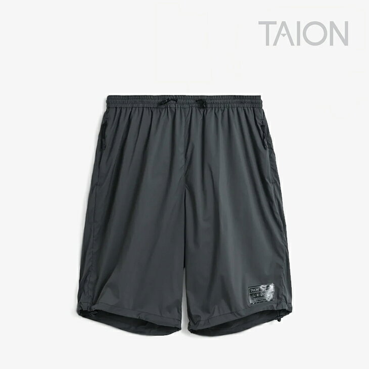 Rakuten - ・TAION｜Basic Sports UV Light Stretch Nylon Shorts/ タイオン/ベーシック スポーツ UV ライト ストレッチ ナイロン ショーツ/ダークチャコール #