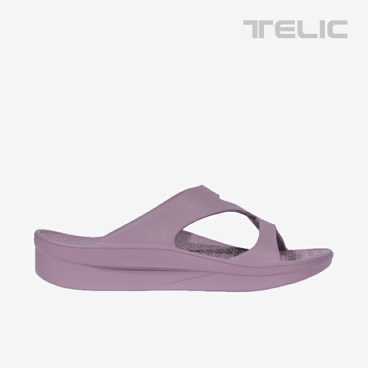 ・TELIC｜Z-Strap Rocker Bottom Slide Sandal/ テリック/Zストラップ ロッカー ボトム スライド サンダル/ライラック #