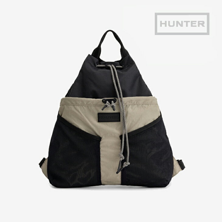 樂天商城 - ・HUNTER｜Travel Multi Function Packable Backpack Daypack/ ハンター/トラベル マルチ ファンクション パッカブル バックパック デイパック リュック/ブラックxエナジークレイ #