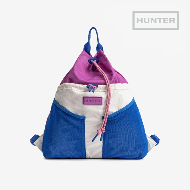 Rakuten - ・HUNTER｜Travel Multi Function Packable Daypack/ ハンター/トラベル マルチ ファンクション パッカブル バックパック デイパック リュック/クルーズブルーxホワイトウィロー #
