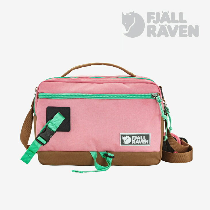 Rakuten - ・FJALLRAVEN｜Vardag Shoulder Bag 6/ フェールラーベン/ヴァ—ダグ ショルダー バッグ 6/ポピーピンクxカーキダスト #