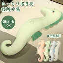 抱き枕 接触冷感 ひんやり 夏用 洗える 通気 クッション 横向き寝 抗菌防臭 冷感持続 快眠グッズ 丸洗いOK ふんわり肌触り 安心 癒し 子供 妊婦 大人 ...