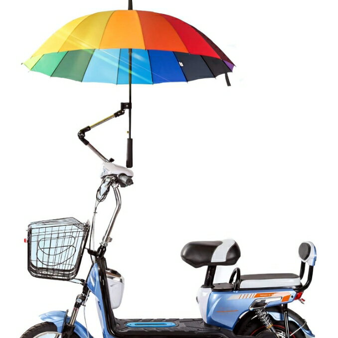 自転車 傘スタンド さすべえ 折り畳み 180度回転 傘ホルダー ステンレス 紫外線対策 バイク 車椅子 ベビーカー 釣り 電動自転車ハンドル 通勤通学 錆防止 傘立てホルダーのサムネイル