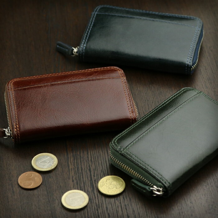 メンズファッション 財布、帽子、ファッション小物 革のコインケース｜カードと小銭を入れられるメンズ用コインケースの 