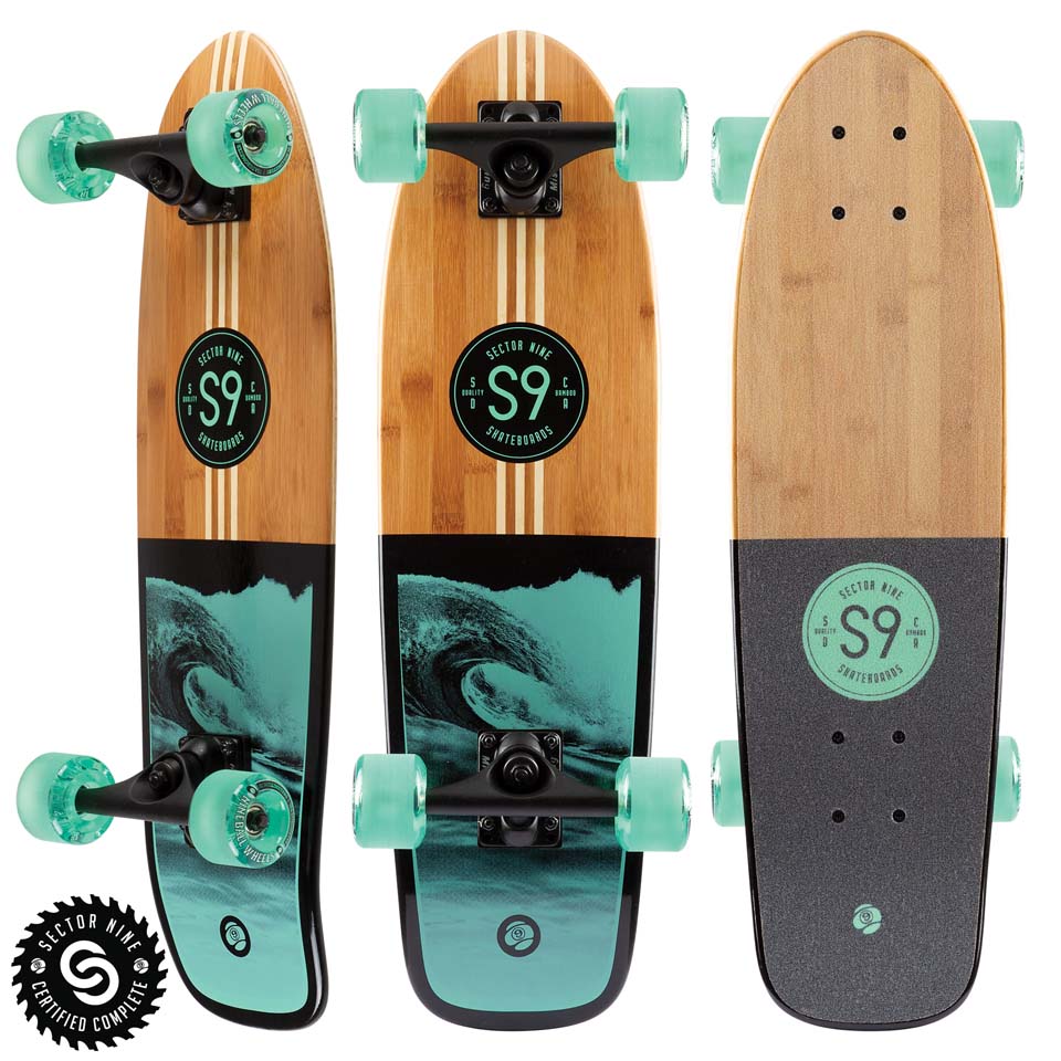 【送料無料】SECTOR 9 セクター9 スケートボード SK8 BAMBOO SERIES Bico Bambino コンプリートデッキ