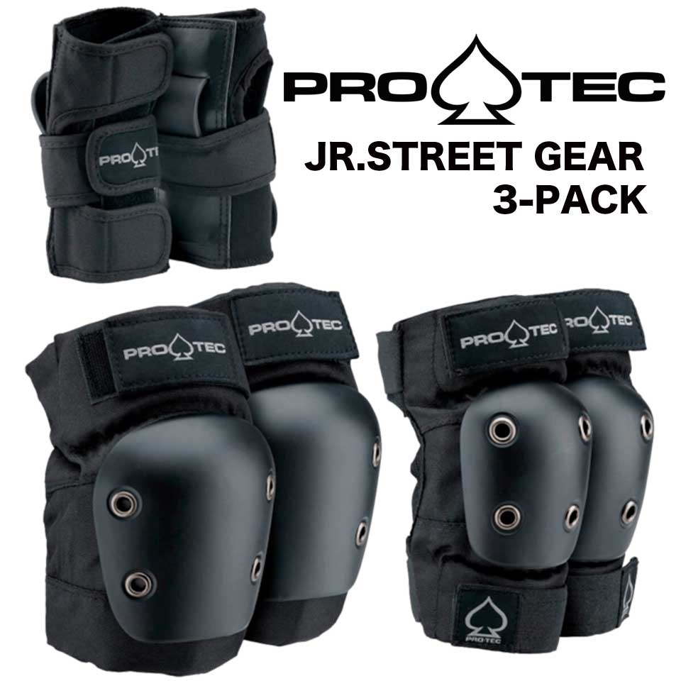 【送料無料】PRO-TEC STREET PAD JINIOR 3pac / プロテックストリートパッド ジュニア3パック プロテクター 自転車用…