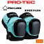 【送料無料】PRO-TEC PRO LINE KNEE PAD / プロテック プロシリーズ　ニーパッド SKY BROWNモデル　プロテクター スケート用 大人用 キッズ用