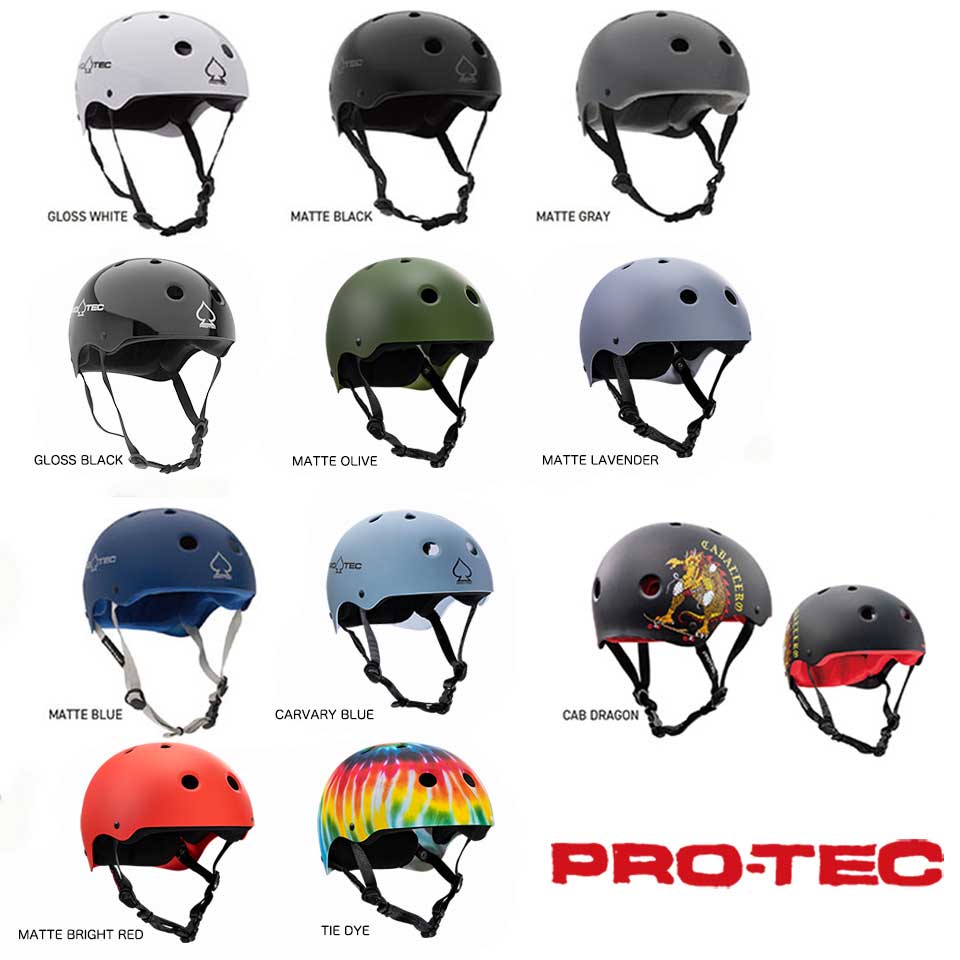 【送料無料】PRO-TEC SKATE HELMET CLASSIC SKATE / プロテックスケートヘルメット クラッシックスケート スケートボード用ヘルメット 大人用 キッズ用