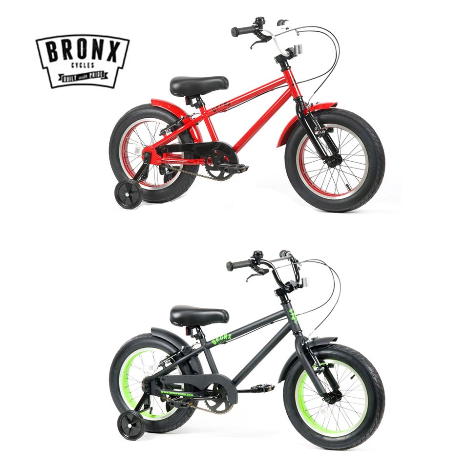 BRONX/ブロンクス BRONX 3.0 16inch 変速なし ファットバイク 子供自転車 子供用自転車 幼児自転車 キッズバイク 16インチ FATBIKE / RED x BLACK / MATTE BLACK x LIME / MATTE BLACK x BLACK / ARMY GREEN x BLACK