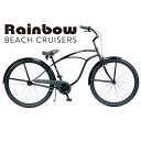 RAINBOW BEACHCRUISER/レインボービーチクルーザー PCH101 29er SPADE BLACK 29 x 2.5 自転車 29インチ MENS メンズ/ Gloss Black x Matt Black