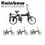 RAINBOW BEACHCRUISER/レインボービーチクルーザー FD-1 Surf Rack サーフラック付きフォールディングバイク 折りたたみ自転車 16インチ BLACK サーフボードラック サーフキャリア付折畳み自転車