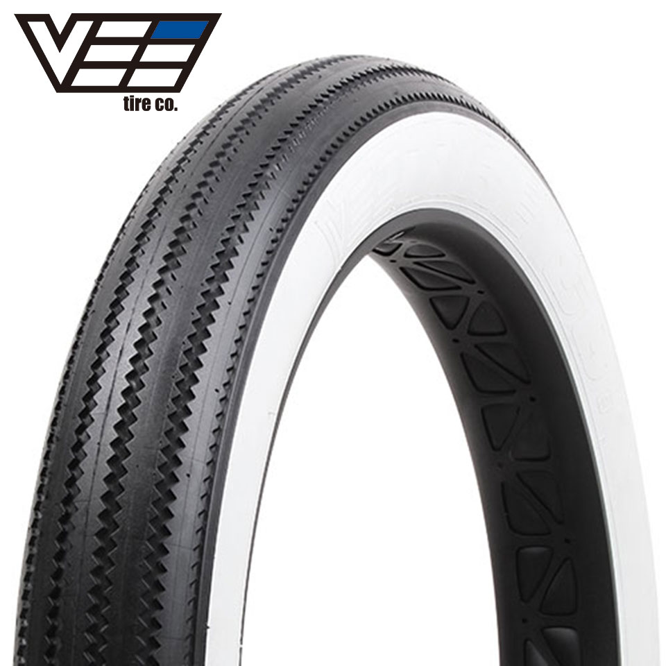 Vee Tire/r[^C Vee Tire ZIGZAG BLACK/WHITE WallWOUO 20 ~ 4.0 ^C C[r[g ] d] BRONXJX^^C@^Ĉ1{