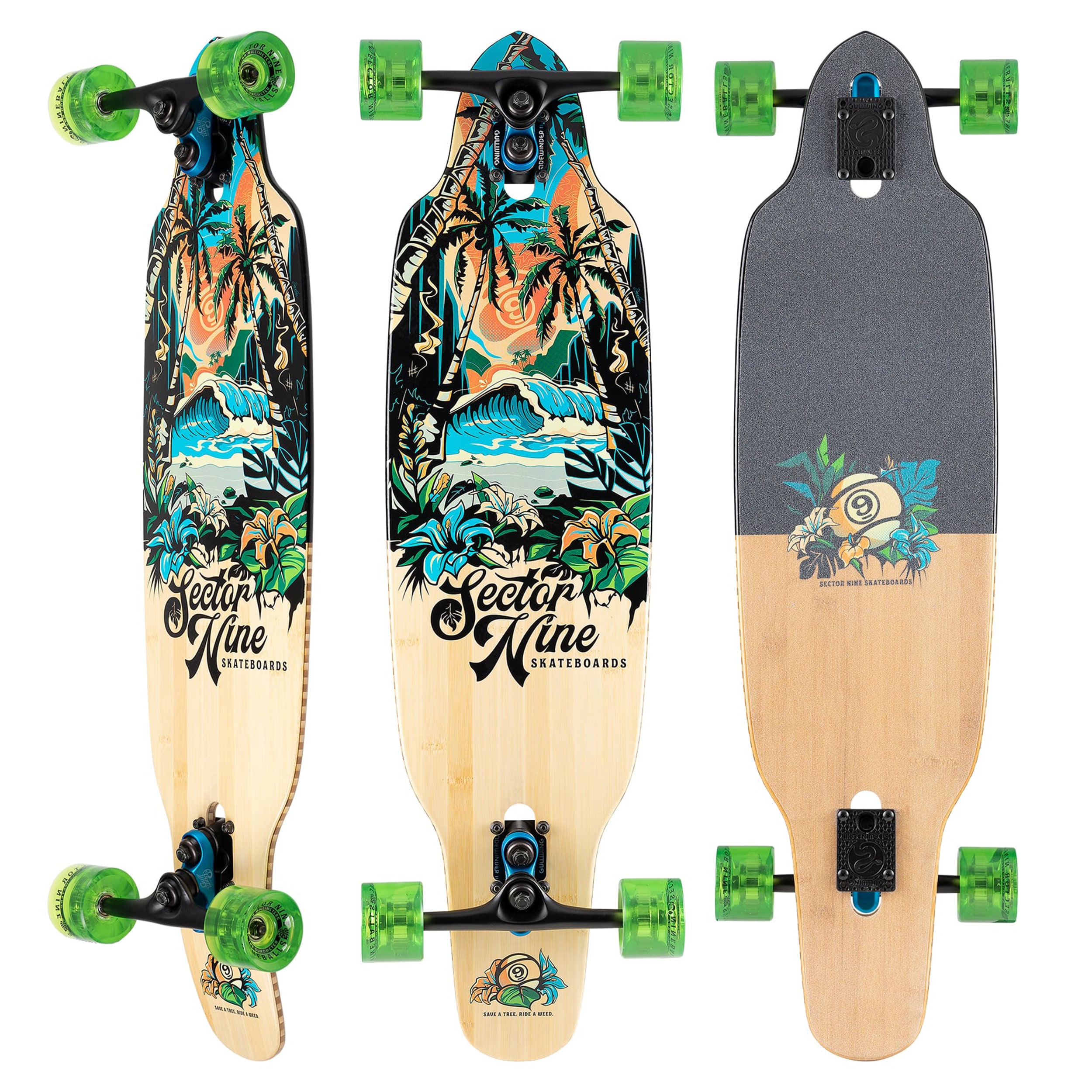 【送料無料】SECTOR 9 セクター9 スケートボード SK8 SURF RIDE SERIES AINA STRIKERコンプリートデッキ