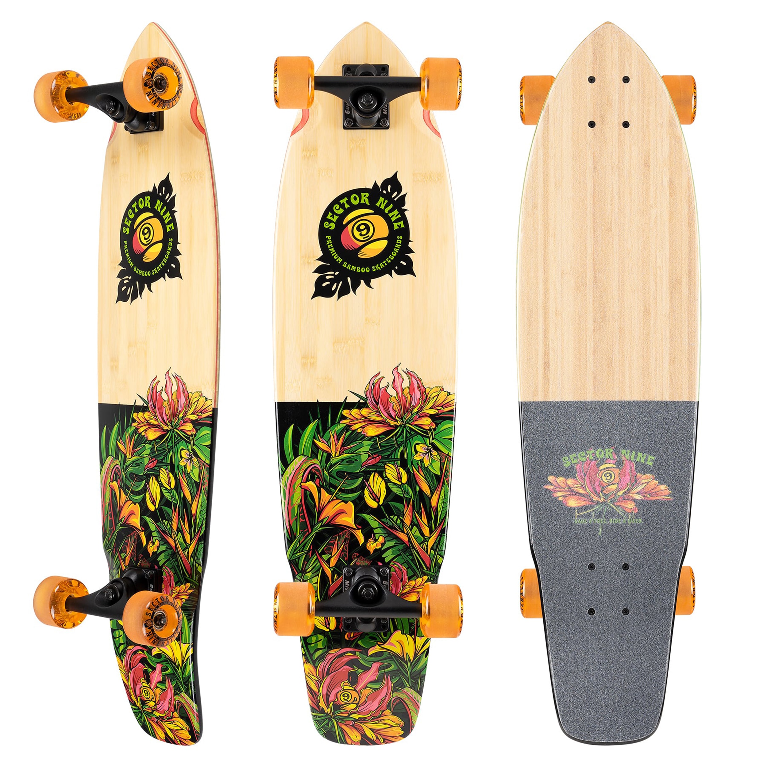 【送料無料】SECTOR 9 セクター9 スケートボード SK8 CRISER SERIES EDEN FT.POINTコンプリートデッキ