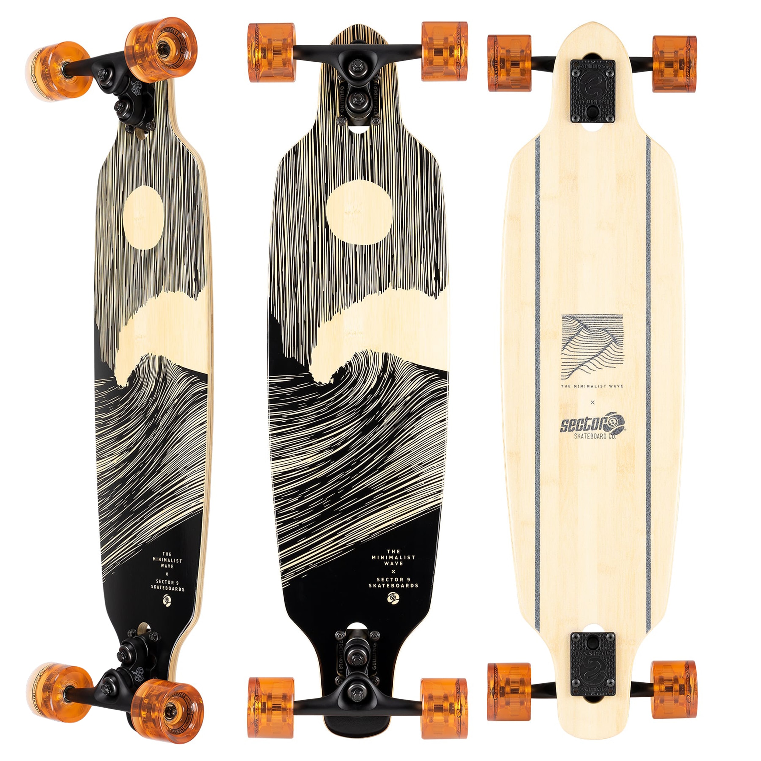 【送料無料】SECTOR 9 セクター9 スケートボード SK8 SURF RIDE SERIES FULL MOON SHOOTSコンプリート..